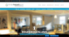 Desktop Screenshot of kinder-regenbogenland.com