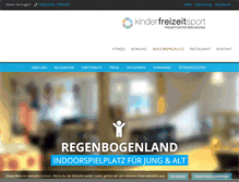 Tablet Screenshot of kinder-regenbogenland.com